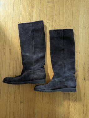 Salvatore Ferragamo suede boots